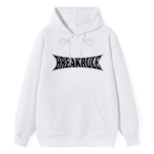 "Breakrock" Punk Text Hoodie
