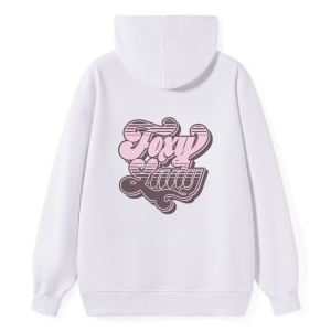 "Sexy Kitty" Retro Text Hoodie