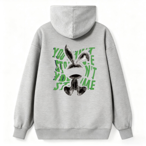 Bugs Bunny Sketch Cartoon Back Hoodie